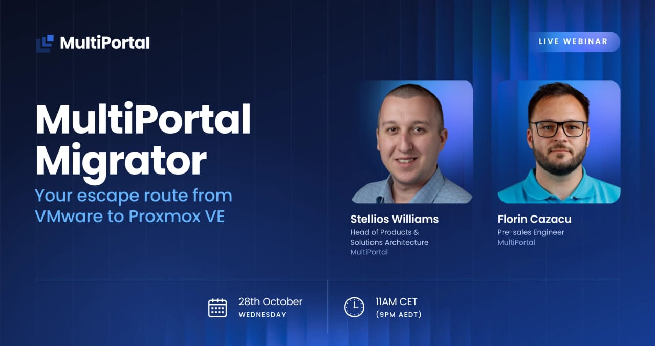 MultiPortal Migrator: Your Escape Route from VMware to Proxmox VE