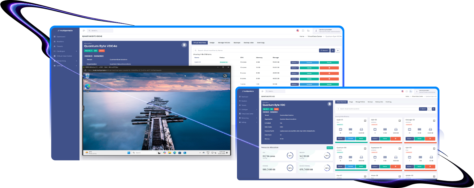 MultiPortal Dashboard